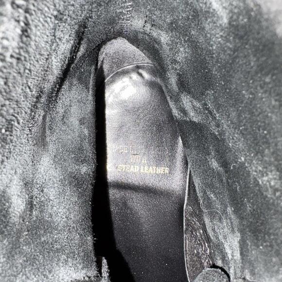 Dr Martens Vintage Made In England Black CF Stead Leather Boots Mens Size 7 - Picture 6 of 9